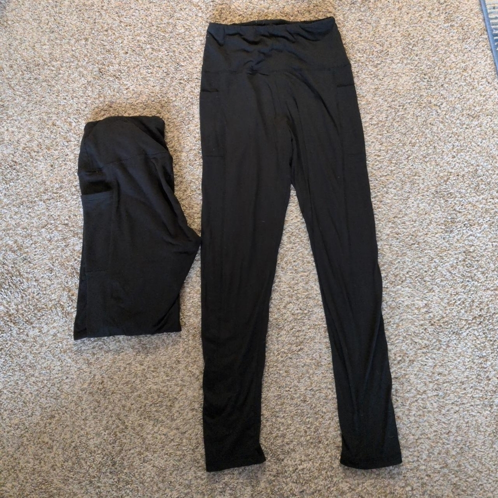 Black High-Waisted Leggings